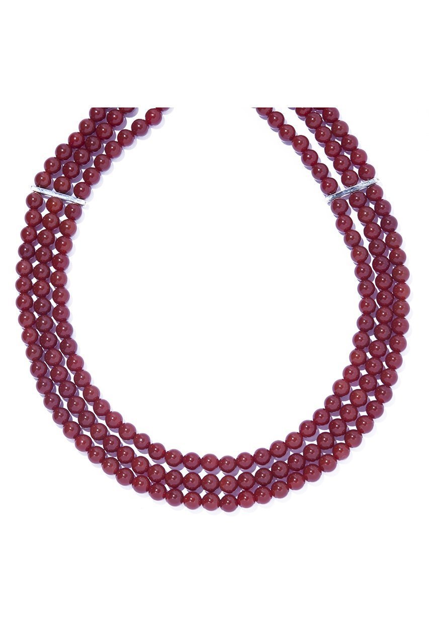 【イリスフォーセブン/IRIS 47】のfabiana red agate ネックレス インテリア・キッズ・メンズ・レディースファッション・服の通販 founy(ファニー) 　ファッション　Fashion　レディースファッション　Fashion for Women　ジュエリー　Jewelry　ネックレス　Necklaces & Pendants　2026年　2026　シルバー　Silver, Metallic Silver　ネックレス　Necklace, Pendant Necklace　モダン　Modern, Contemporary　夏　Summer　春　Spring　S/S・春夏　SS, Spring/Summer, Warm Season　レッド|ID: prp329100004864006 ipo3291000000036189920