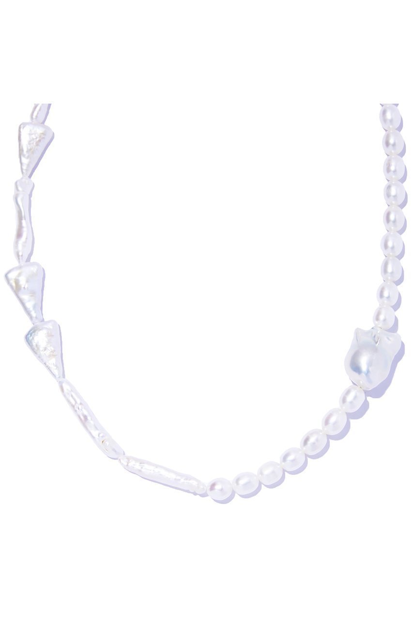 【イリスフォーセブン/IRIS 47】のgeometry pearl ネックレス インテリア・キッズ・メンズ・レディースファッション・服の通販 founy(ファニー) ファッション Fashion レディースファッション Fashion for Women ジュエリー Jewelry ネックレス Necklaces & Pendants 2026年 2026 ネックレス Necklace, Pendant Necklace バランス Balance, Style Balance パール Pearl, Pearl Accent モダン Modern, Contemporary エレガント 上品 Elegant 夏 Summer 春 Spring S/S・春夏 SS, Spring/Summer, Warm Season ホワイト|ID: prp329100004864033 ipo3291000000036190060