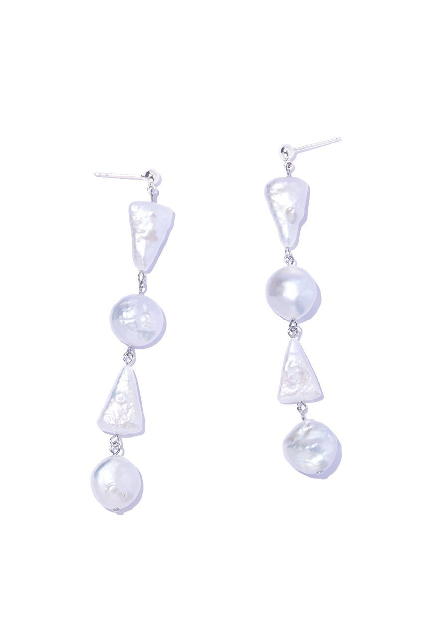 【イリスフォーセブン/IRIS 47】のmozaic pearl ピアス 人気、トレンドファッション・服の通販 founy(ファニー) 　ファッション　Fashion　レディースファッション　Fashion for Women　ジュエリー　Jewelry　ファッションリング　Fashion Rings　イヤリング・フープ・ドロップタイプ　Hoop, Drop & Clip Earrings　2026年　2026　なめらか　Smooth, Silky Texture　イヤリング　Earrings　パール　Pearl, Pearl Accent　モダン　Modern, Contemporary　夏　Summer　春　Spring　S/S・春夏　SS, Spring/Summer, Warm Season　 other-1|ID: prp329100004864036 ipo3291000000036190075