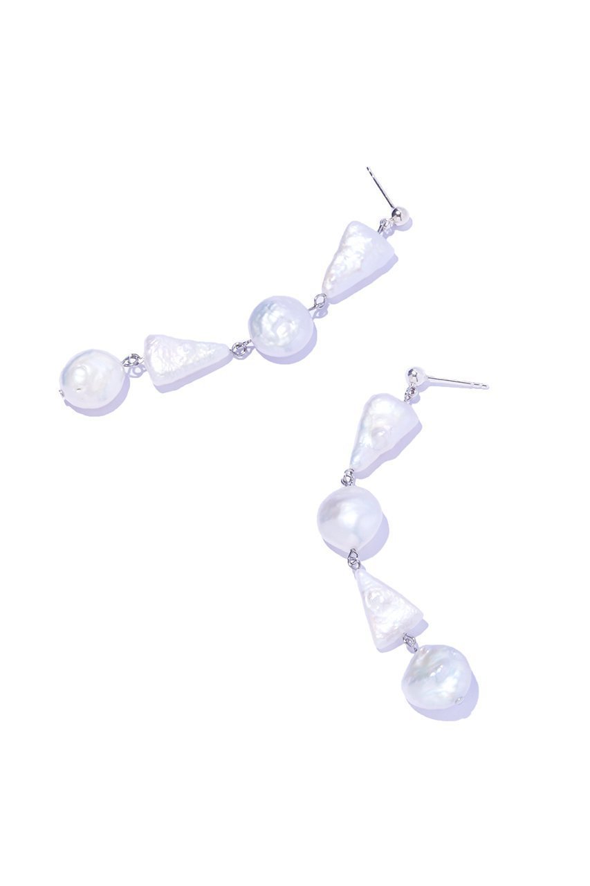 【イリスフォーセブン/IRIS 47】のmozaic pearl ピアス 人気、トレンドファッション・服の通販 founy(ファニー) 　ファッション　Fashion　レディースファッション　Fashion for Women　ジュエリー　Jewelry　ファッションリング　Fashion Rings　イヤリング・フープ・ドロップタイプ　Hoop, Drop & Clip Earrings　2026年　2026　なめらか　Smooth, Silky Texture　イヤリング　Earrings　パール　Pearl, Pearl Accent　モダン　Modern, Contemporary　夏　Summer　春　Spring　S/S・春夏　SS, Spring/Summer, Warm Season　other-3|ID: prp329100004864036 ipo3291000000036190078