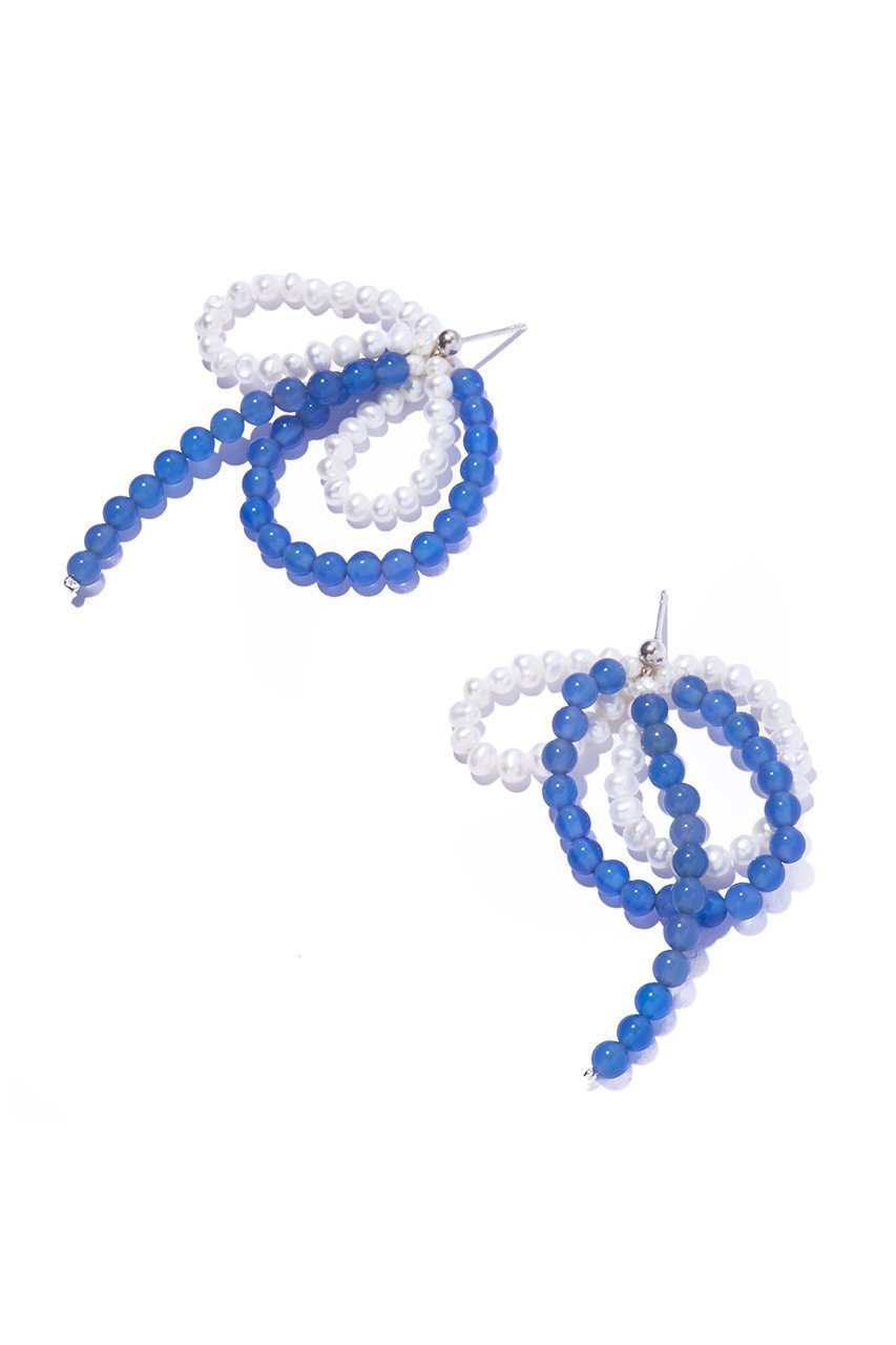 【イリスフォーセブン/IRIS 47】のfabiana blue agate ピアス 人気、トレンドファッション・服の通販 founy(ファニー) 　ファッション　Fashion　レディースファッション　Fashion for Women　ジュエリー　Jewelry　ファッションリング　Fashion Rings　イヤリング・フープ・ドロップタイプ　Hoop, Drop & Clip Earrings　2026年　2026　イヤリング　Earrings　シルバー　Silver, Metallic Silver　パール　Pearl, Pearl Accent　フープ　Hoop, Hoop Earrings　夏　Summer　春　Spring　S/S・春夏　SS, Spring/Summer, Warm Season　other-3|ID: prp329100004864037 ipo3291000000036190085