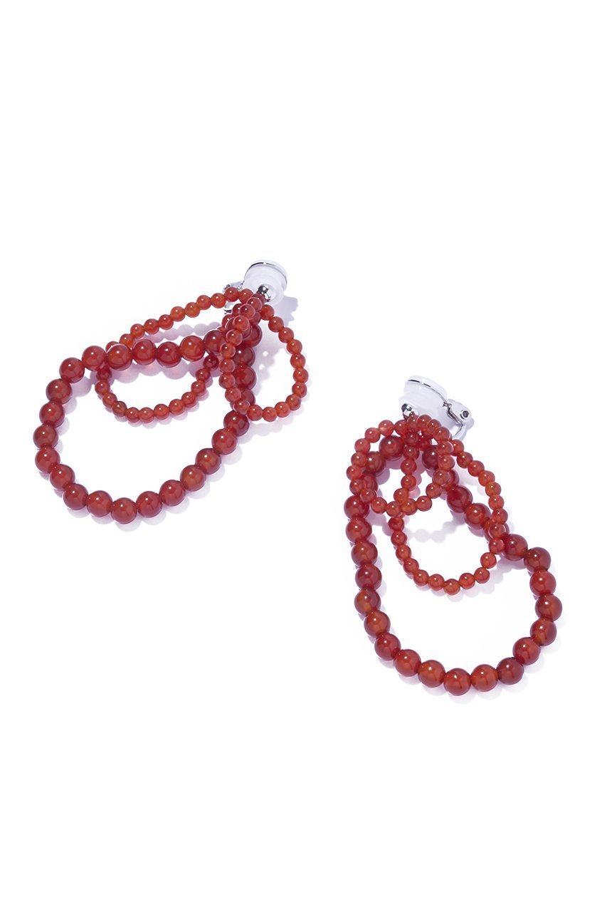 【イリスフォーセブン/IRIS 47】のfabiana red agate イヤリング 人気、トレンドファッション・服の通販 founy(ファニー) 　ファッション　Fashion　レディースファッション　Fashion for Women　ジュエリー　Jewelry　ファッションリング　Fashion Rings　イヤリング・フープ・ドロップタイプ　Hoop, Drop & Clip Earrings　2026年　2026　イヤリング　Earrings　シルバー　Silver, Metallic Silver　夏　Summer　春　Spring　S/S・春夏　SS, Spring/Summer, Warm Season　other-3|ID: prp329100004864042 ipo3291000000036190108