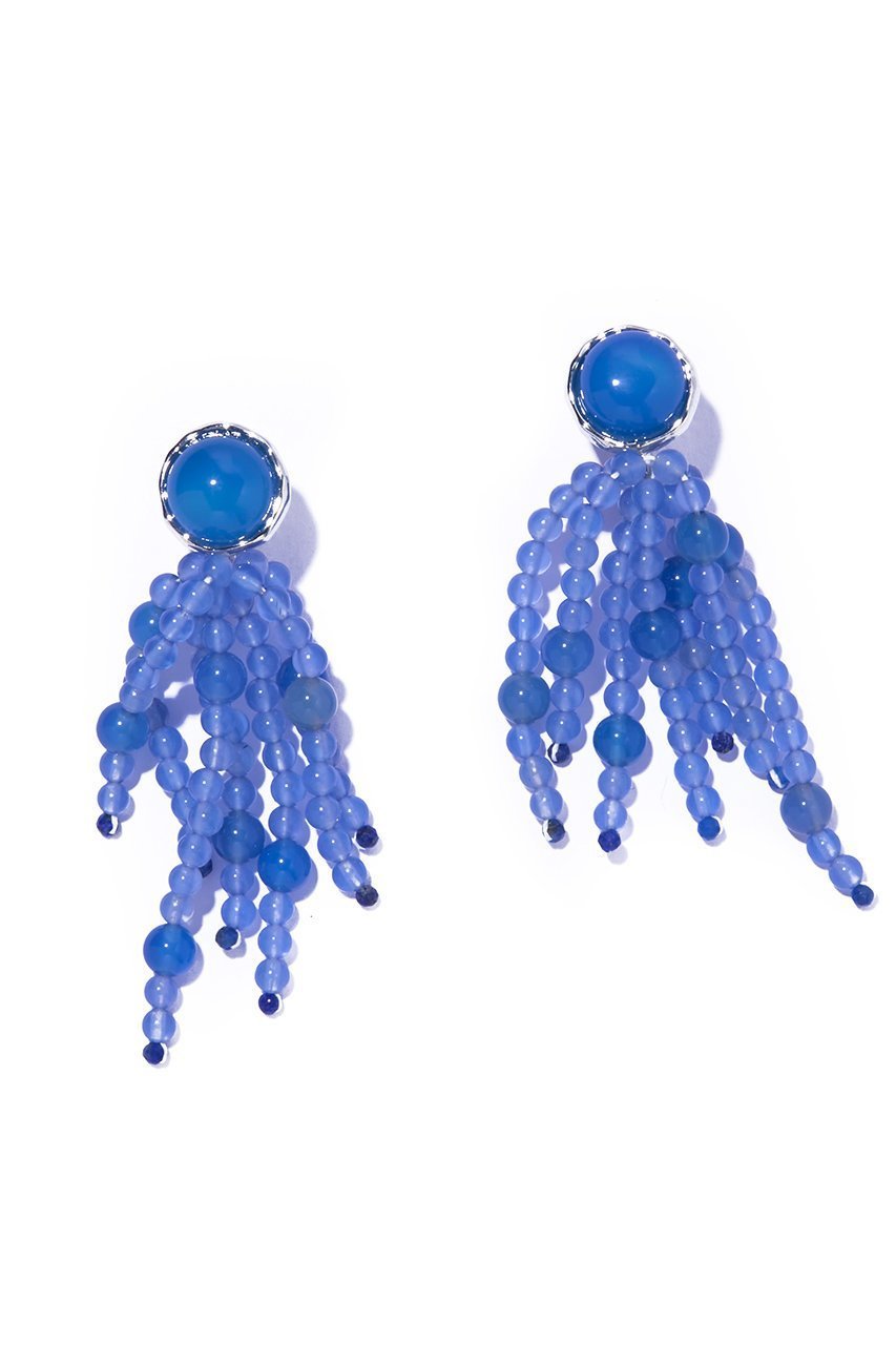 【イリスフォーセブン/IRIS 47】のtarantella blue agate イヤリング インテリア・キッズ・メンズ・レディースファッション・服の通販 founy(ファニー) 　ファッション　Fashion　レディースファッション　Fashion for Women　ジュエリー　Jewelry　ファッションリング　Fashion Rings　イヤリング・フープ・ドロップタイプ　Hoop, Drop & Clip Earrings　2026年　2026　イヤリング　Earrings　キャップ　Cap, Baseball Cap　コーティング　Coating, Coated Finish　シリコン　Silicone, Silicone Material　モノトーン　Monotone, Black and White　夏　Summer　春　Spring　S/S・春夏　SS, Spring/Summer, Warm Season　ブルー|ID: prp329100004864045 ipo3291000000036190121