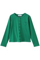 【ミュベール/MUVEIL】のハートボタン天竺カーディガン グリーン|ID: prp329100004864050 ipo3291000000036376590