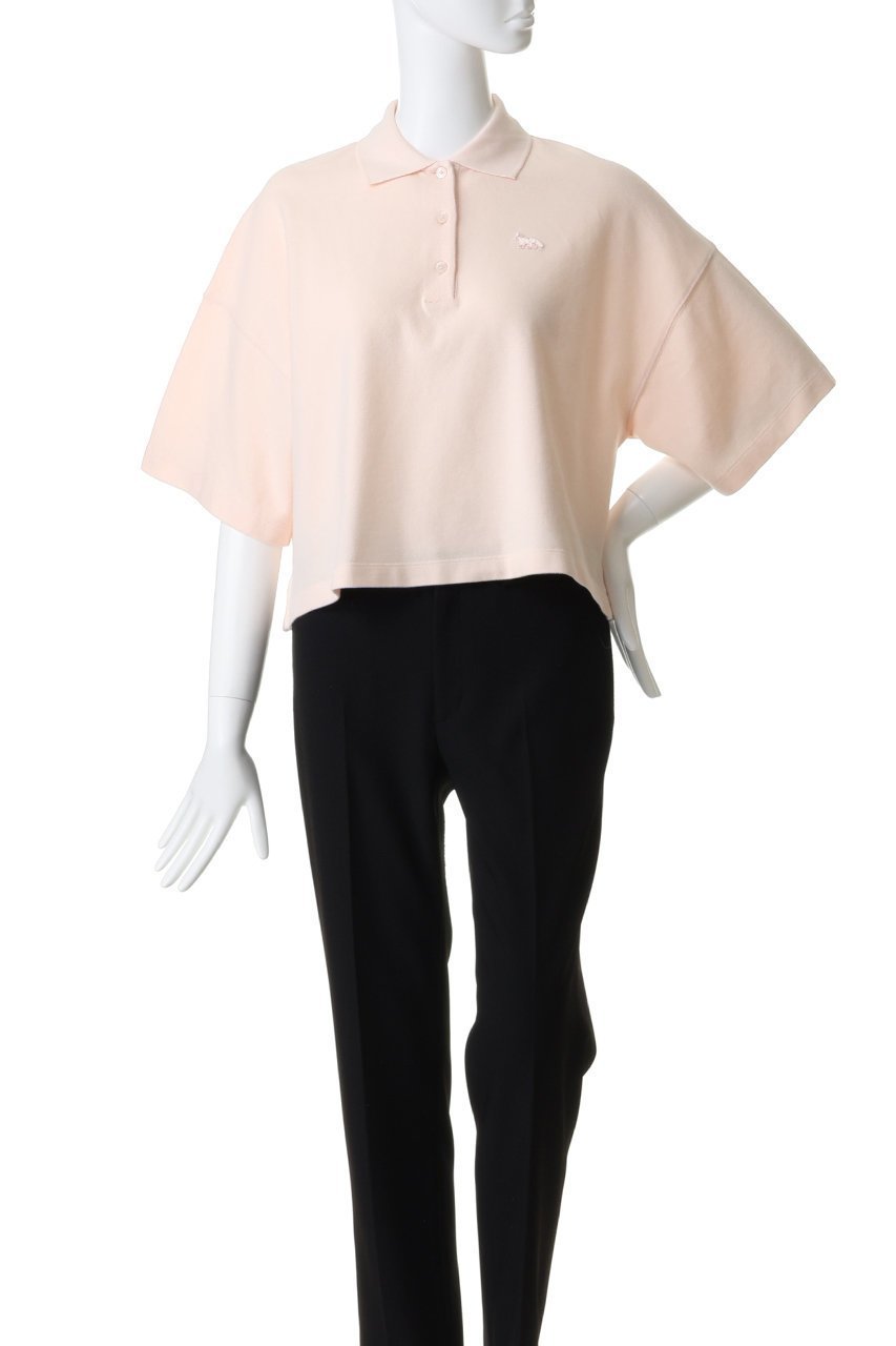 【メゾン キツネ/MAISON KITSUNE】のBABY FOX OVERSIZE ポロシャツ 人気、トレンドファッション・服の通販 founy(ファニー) 　ファッション　Fashion　レディースファッション　Fashion for Women　トップス・カットソー　Cut & Sew Tops　シャツ・ブラウス・オフィスカジュアル　Elegant Blouses & Button-Ups　ポロシャツ・きれいめカジュアル　Smart-Casual Polo Tops　2026年　2026　おすすめ　Recommended / Our Picks　カットソー　Cut and Sewn Top　キャミワンピース　Cami Dress, Slip Dress　スリーブ　Sleeve, Long Sleeve / Short Sleeve　ハーフ　Half, Half-Length　パッチ　Patch, Appliqué　ポロシャツ　Polo Shirt, Collared Tee　夏　Summer　春　Spring　S/S・春夏　SS, Spring/Summer, Warm Season　other-2|ID: prp329100004864063 ipo3291000000036190302