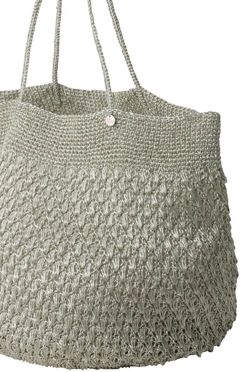 【ヌキテパ/NE QUITTEZ PAS】のMETALLIC MACRAME BIG トートバッグ 人気、トレンドファッション・服の通販 founy(ファニー) 　ファッション　Fashion　レディースファッション　Fashion for Women　バッグ　Bags　インド　Indian Textile　サークル　Circle, Round Design　フォルム　Silhouette, Form　other-4|ID: prp329100004864067 ipo3291000000036480500