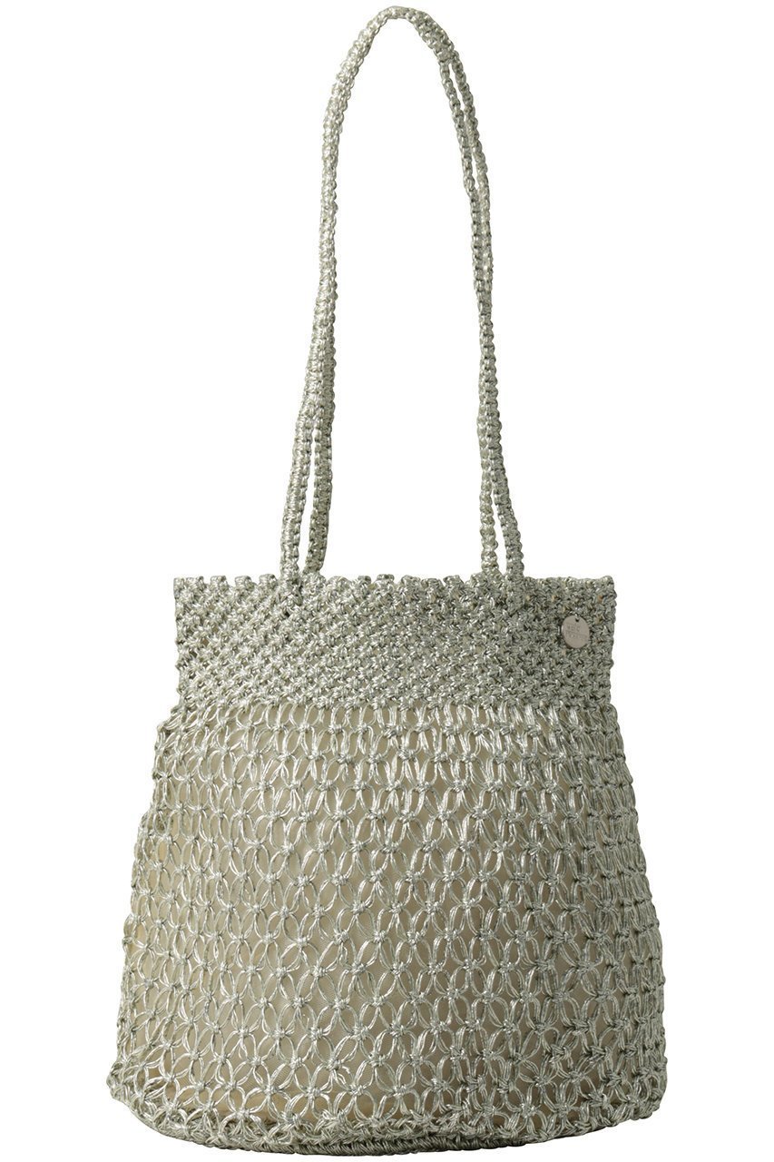 【ヌキテパ/NE QUITTEZ PAS】のMETALLIC MACRAME トートバッグ インテリア・キッズ・メンズ・レディースファッション・服の通販 founy(ファニー) 　ファッション　Fashion　レディースファッション　Fashion for Women　バッグ　Bags　2026年　2026　インド　Indian Textile　オケージョン　Occasion Wear　サークル　Circle, Round Design　フォルム　Silhouette, Form　夏　Summer　春　Spring　S/S・春夏　SS, Spring/Summer, Warm Season　シルバーゴールド|ID: prp329100004864068 ipo3291000000036190339