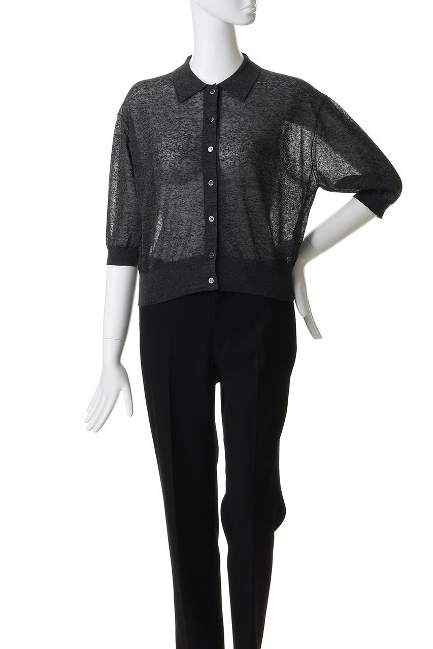 【サクラ/SACRA】のメランジシアーカーディガン 人気、トレンドファッション・服の通販 founy(ファニー) 　ファッション　Fashion　レディースファッション　Fashion for Women　トップス・カットソー　Cut & Sew Tops　ニット　Knit Tops & Sweaters　カーディガン・羽織り　Layered Style Cardigans　2026年　2026　おすすめ　Recommended / Our Picks　カーディガン　Cardigan, Knitwear　クロップド　Cropped, Short Length　シアー　Sheer, See-Through　スリーブ　Sleeve, Long Sleeve / Short Sleeve　ハーフ　Half, Half-Length　バランス　Balance, Style Balance　メランジ　Melange, Mixed Yarn　リネン　Linen, Linen Fabric　夏　Summer　春　Spring　S/S・春夏　SS, Spring/Summer, Warm Season　other-2|ID: prp329100004864072 ipo3291000000036190385