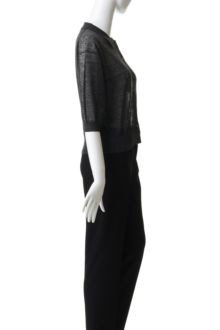 【サクラ/SACRA】のメランジシアーカーディガン 人気、トレンドファッション・服の通販 founy(ファニー) 　ファッション　Fashion　レディースファッション　Fashion for Women　トップス・カットソー　Cut & Sew Tops　ニット　Knit Tops & Sweaters　カーディガン・羽織り　Layered Style Cardigans　2026年　2026　おすすめ　Recommended / Our Picks　カーディガン　Cardigan, Knitwear　クロップド　Cropped, Short Length　シアー　Sheer, See-Through　スリーブ　Sleeve, Long Sleeve / Short Sleeve　ハーフ　Half, Half-Length　バランス　Balance, Style Balance　メランジ　Melange, Mixed Yarn　リネン　Linen, Linen Fabric　夏　Summer　春　Spring　S/S・春夏　SS, Spring/Summer, Warm Season　other-3|ID: prp329100004864072 ipo3291000000036190386