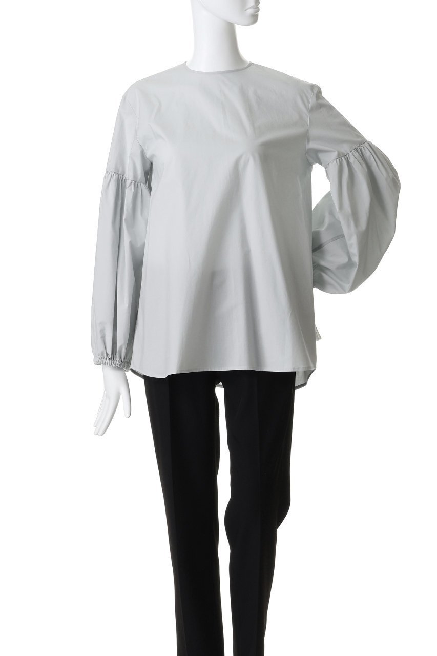 【ジェイドット/j.】の高密度タイプライター パフ袖ブラウス 人気、トレンドファッション・服の通販 founy(ファニー) 　ファッション　Fashion　レディースファッション　Fashion for Women　トップス・カットソー　Cut & Sew Tops　シャツ・ブラウス・オフィスカジュアル　Elegant Blouses & Button-Ups　スラックス　Slacks, Dress Pants　スリーブ　Sleeve, Long Sleeve / Short Sleeve　タイプライター　Typewriter Fabric, Crisp Cotton　ダウン　Down, Puffer　デニム　Denim, Jeans Material　フェミニン　Feminine, Girly　ロング　Long, Long-Length　新作・新入荷　New Arrivals / New In　other-2|ID: prp329100004864082 ipo3291000000036190482