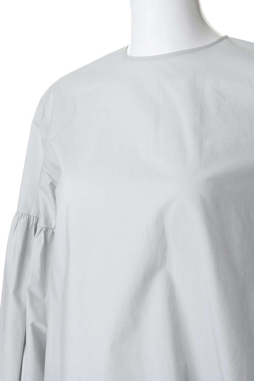 【ジェイドット/j.】の高密度タイプライター パフ袖ブラウス 人気、トレンドファッション・服の通販 founy(ファニー) 　ファッション　Fashion　レディースファッション　Fashion for Women　トップス・カットソー　Cut & Sew Tops　シャツ・ブラウス・オフィスカジュアル　Elegant Blouses & Button-Ups　スラックス　Slacks, Dress Pants　スリーブ　Sleeve, Long Sleeve / Short Sleeve　タイプライター　Typewriter Fabric, Crisp Cotton　ダウン　Down, Puffer　デニム　Denim, Jeans Material　フェミニン　Feminine, Girly　ロング　Long, Long-Length　新作・新入荷　New Arrivals / New In　other-5|ID: prp329100004864082 ipo3291000000036190485