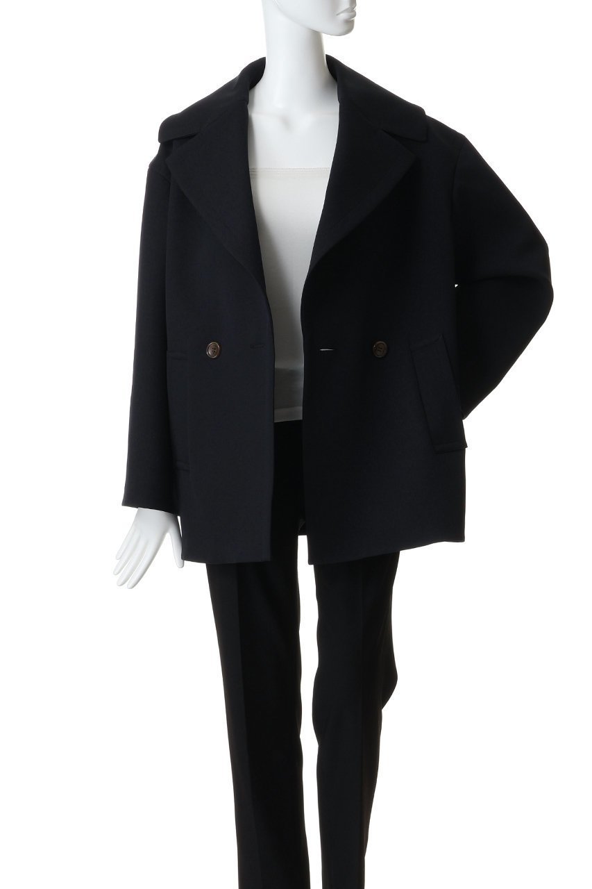 【ジェイドット/j.】のマトラッセクロス モダンピーコート 人気、トレンドファッション・服の通販 founy(ファニー) 　ファッション　Fashion　レディースファッション　Fashion for Women　アウター　Coat / Outerwear Collection　コート・ロングコート・ピーコート　Long Coats, Peacoats & More　ショート　Short, Short Length　ストレッチ　Stretch, Stretchy Fabric　トレンド　Trend, Trending Now　新作・新入荷　New Arrivals / New In　other-7|ID: prp329100004864085 ipo3291000000036190508