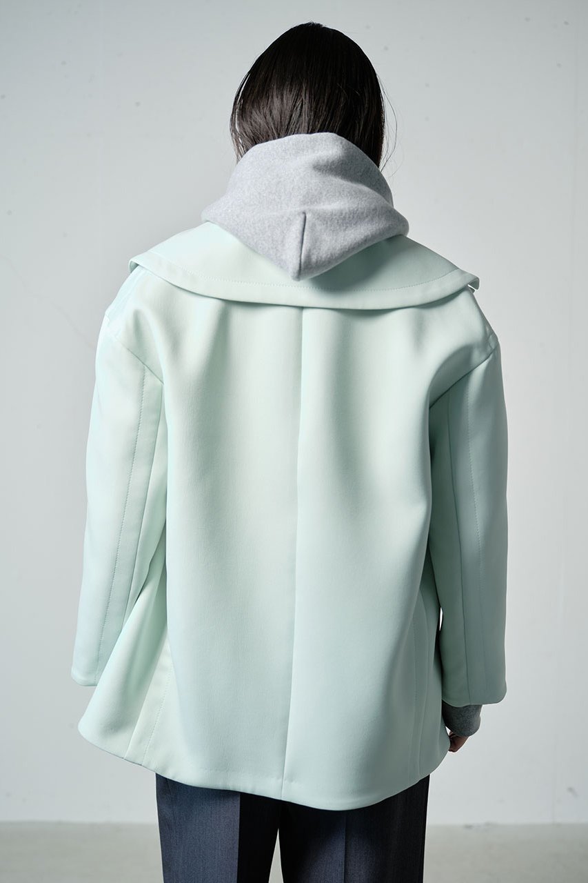 【ジェイドット/j.】のマトラッセクロス モダンピーコート 人気、トレンドファッション・服の通販 founy(ファニー) ファッション Fashion レディースファッション Fashion for Women アウター Coat / Outerwear Collection コート・ロングコート・ピーコート Long Coats, Peacoats & More ショート Short, Short Length ストレッチ Stretch, Stretchy Fabric トレンド Trend, Trending Now other-6|ID: prp329100004864085 ipo3291000000036953287