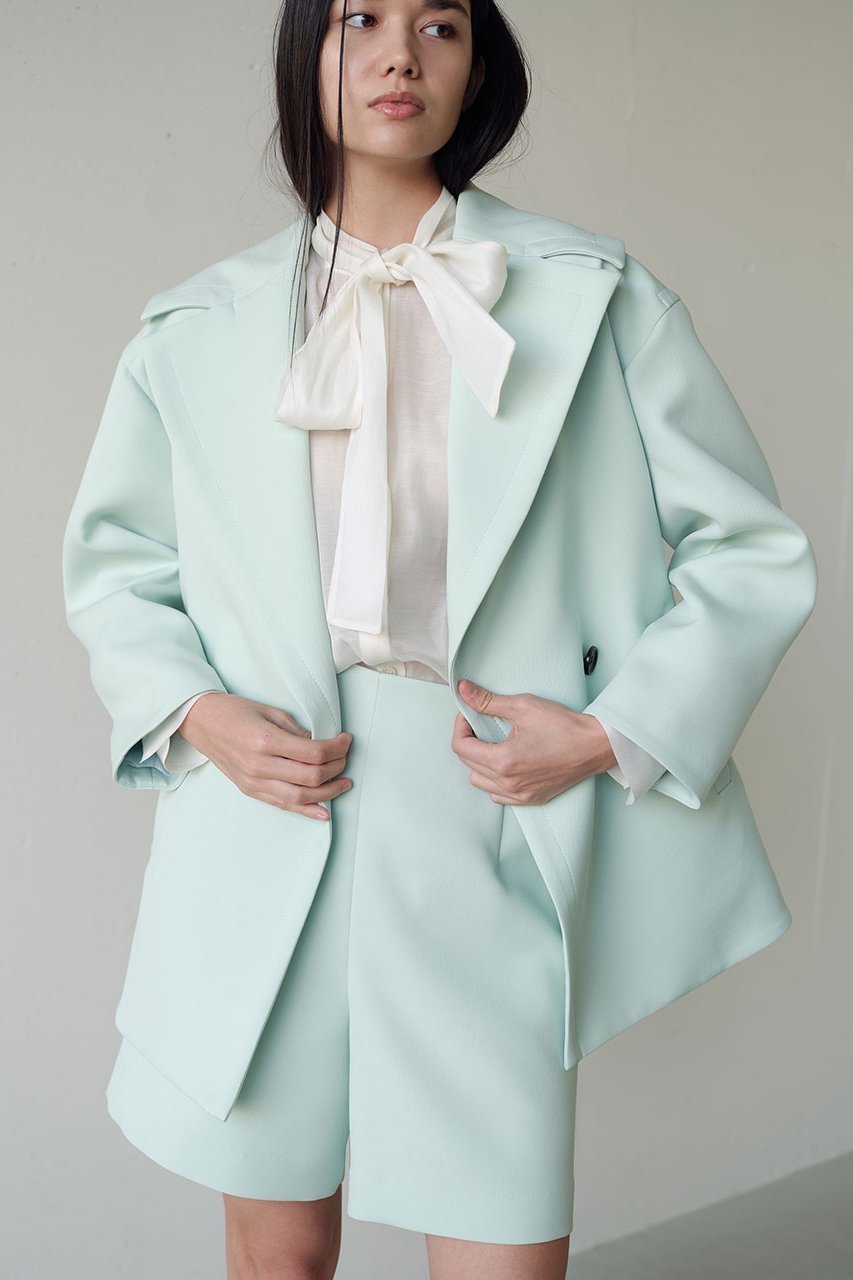 【ジェイドット/j.】のマトラッセクロス モダンピーコート 人気、トレンドファッション・服の通販 founy(ファニー) ファッション Fashion レディースファッション Fashion for Women アウター Coat / Outerwear Collection コート・ロングコート・ピーコート Long Coats, Peacoats & More ショート Short, Short Length ストレッチ Stretch, Stretchy Fabric トレンド Trend, Trending Now other-8|ID: prp329100004864085 ipo3291000000036953289