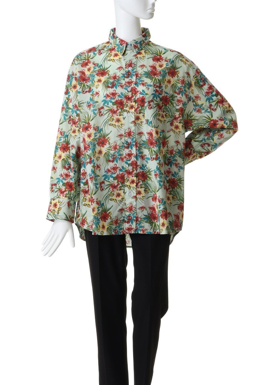 【クチュールドアダム/COUTURE D'ADAM】のフラワービッグシャツ 人気、トレンドファッション・服の通販 founy(ファニー) 　ファッション　Fashion　レディースファッション　Fashion for Women　トップス・カットソー　Cut & Sew Tops　シャツ・ブラウス・オフィスカジュアル　Elegant Blouses & Button-Ups　2026年　2026　おすすめ　Recommended / Our Picks　イエロー　Yellow　インド　Indian Textile　シンプル　Simple, Minimal　スリーブ　Sleeve, Long Sleeve / Short Sleeve　セットアップ　Set-Up, Coordinated Outfit　ビッグ　Big, Oversized　フィット　Fit, Slim Fit　フラワー　Flower, Floral　リゾート　Resort, Vacation Style　ロング　Long, Long-Length　夏　Summer　春　Spring　S/S・春夏　SS, Spring/Summer, Warm Season　other-2|ID: prp329100004864087 ipo3291000000036190517