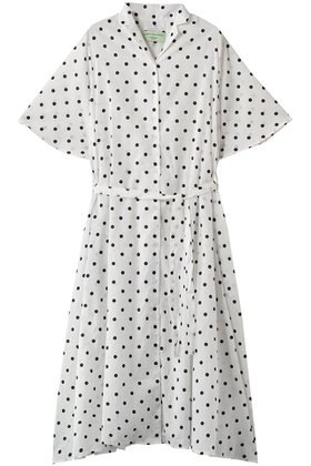 【クチュールドアダム/COUTURE D'ADAM】のポルカドットオープンカラードレス 人気、トレンドファッション・服の通販 founy(ファニー) ファッション Fashion レディースファッション Fashion for Women ワンピース Dresses フォーマル・パーティードレス・結婚式用ドレス Elegant & Casual Dresses チュニック Tunic Tops & Dresses インド Indian Textile クラシック Classic, Timeless Style チュニック Tunic, Long Top ドット Polka Dot, Dot Pattern ドレス Dress, One-Piece ドレープ Drape, Draping Fabric バランス Balance, Style Balance リラックス Relax, Relaxed Fit ロング Long, Long-Length |ID:prp329100004864088