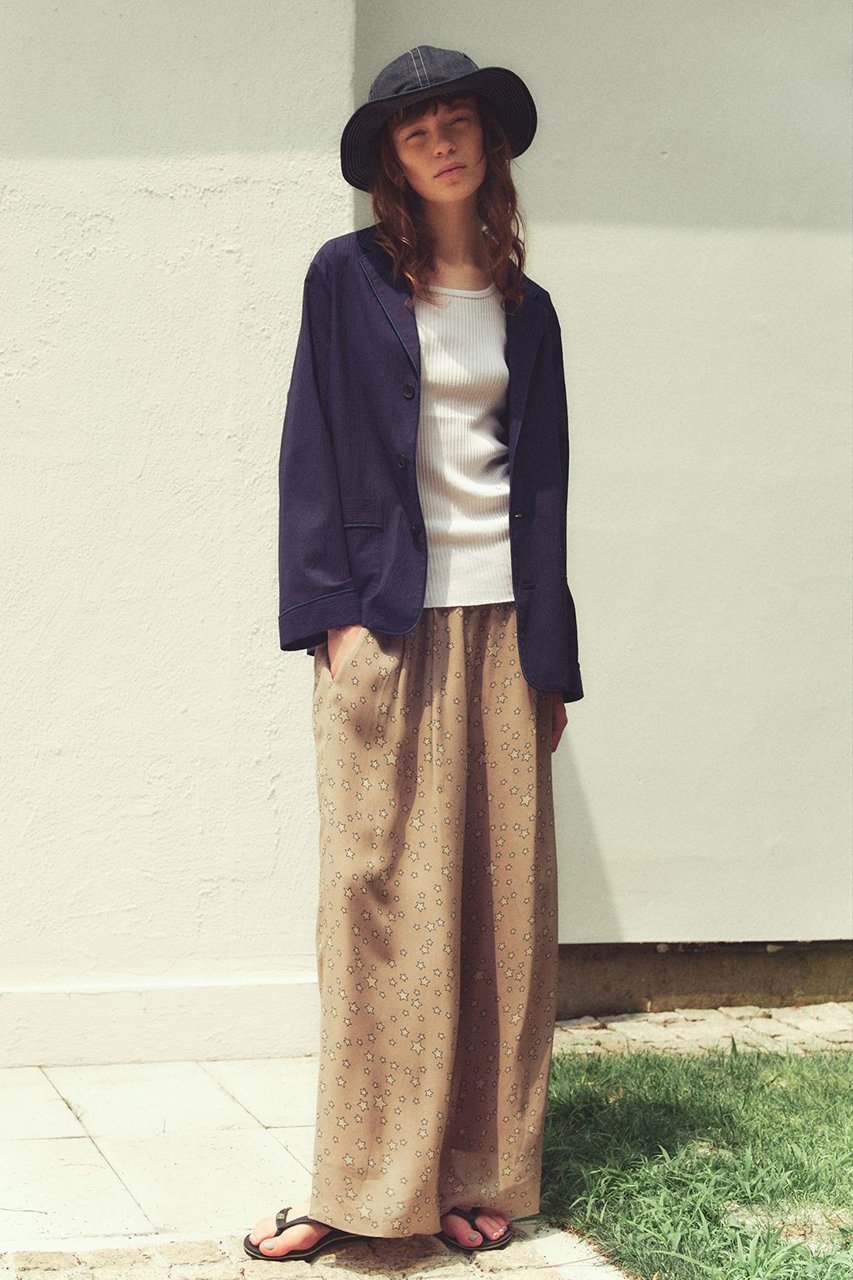 【クチュールドアダム/COUTURE D'ADAM】のスターダストプリントワイドパンツ 人気、トレンドファッション・服の通販 founy(ファニー) 　ファッション　Fashion　レディースファッション　Fashion for Women　パンツ　Pants & Trousers　2026年　2026　エレガント 上品　Elegant　ドレープ　Drape, Draping Fabric　バランス　Balance, Style Balance　パターン　Pattern, Design Print　プリント　Print, Printed Pattern　ワイド　Wide, Wide Fit　夏　Summer　春　Spring　S/S・春夏　SS, Spring/Summer, Warm Season　other-6|ID: prp329100004864090 ipo3291000000036190545