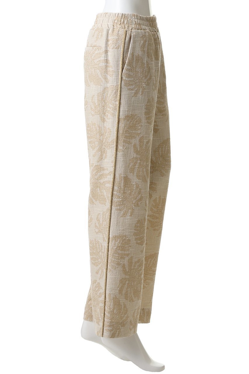 【クチュールドアダム/COUTURE D'ADAM】のボタニカルジャカードイージーパンツ 人気、トレンドファッション・服の通販 founy(ファニー) ファッション Fashion レディースファッション Fashion for Women パンツ Pants & Trousers 2026年 2026 エレガント 上品 Elegant シンプル Simple, Minimal ジャカード/ジャガード Jacquard, Woven Pattern ジャケット Jacket, Outerwear バランス Balance, Style Balance パターン Pattern, Design Print ボタニカル Botanical, Floral Pattern ワイド Wide, Wide Fit 夏 Summer 春 Spring S/S・春夏 SS, Spring/Summer, Warm Season other-3|ID: prp329100004864092 ipo3291000000036190557