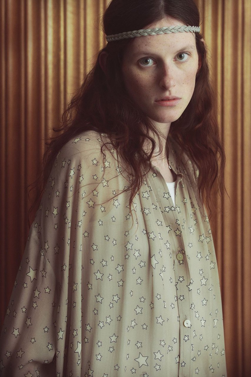 【クチュールドアダム/COUTURE D'ADAM】のスターダストプリントブラウス 人気、トレンドファッション・服の通販 founy(ファニー) 　ファッション　Fashion　レディースファッション　Fashion for Women　トップス・カットソー　Cut & Sew Tops　シャツ・ブラウス・オフィスカジュアル　Elegant Blouses & Button-Ups　2026年　2026　スリーブ　Sleeve, Long Sleeve / Short Sleeve　ドレープ　Drape, Draping Fabric　プリント　Print, Printed Pattern　リラックス　Relax, Relaxed Fit　ロング　Long, Long-Length　ワイド　Wide, Wide Fit　ワーク　Workwear, Utility Style　夏　Summer　春　Spring　S/S・春夏　SS, Spring/Summer, Warm Season　other-7|ID: prp329100004864093 ipo3291000000036190567