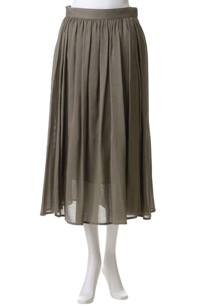 【マルティニーク/martinique】の《コラボ》川上さやかさん×martinique メッシュスカート 人気、トレンドファッション・服の通販 founy(ファニー) 　ファッション　Fashion　レディースファッション　Fashion for Women　スカート　Skirts　ロングスカート　Long Skirts / Maxi & Midi Skirts　ギャザー　Gathered, Ruffled　コラボ　Collaboration, Collab　シンプル　Simple, Minimal　メッシュ　Mesh, Net Fabric　ロング　Long, Long-Length　エレガント 上品　Elegant　other-2|ID: prp329100004864095 ipo3291000000036714506