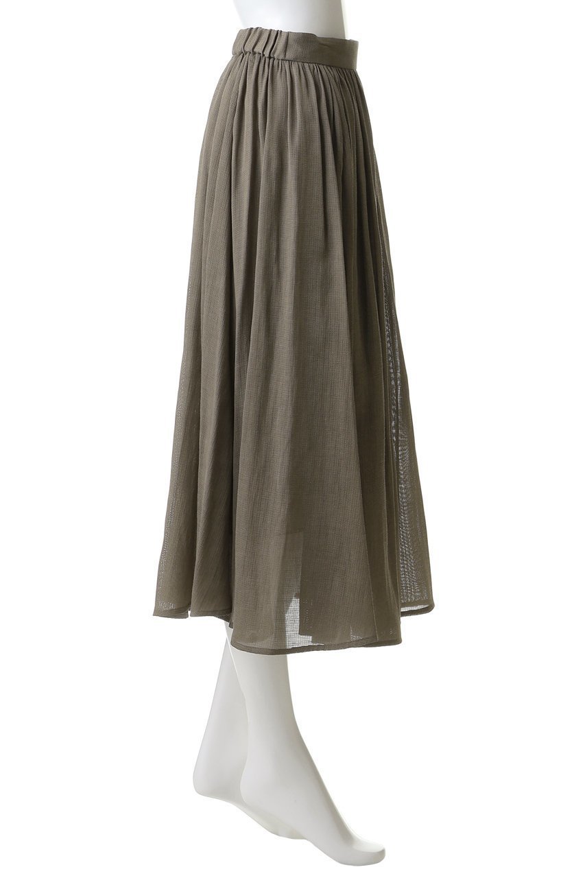 【マルティニーク/martinique】の《コラボ》川上さやかさん×martinique メッシュスカート 人気、トレンドファッション・服の通販 founy(ファニー) 　ファッション　Fashion　レディースファッション　Fashion for Women　スカート　Skirts　ロングスカート　Long Skirts / Maxi & Midi Skirts　ギャザー　Gathered, Ruffled　コラボ　Collaboration, Collab　シンプル　Simple, Minimal　メッシュ　Mesh, Net Fabric　ロング　Long, Long-Length　エレガント 上品　Elegant　other-3|ID: prp329100004864095 ipo3291000000036714507