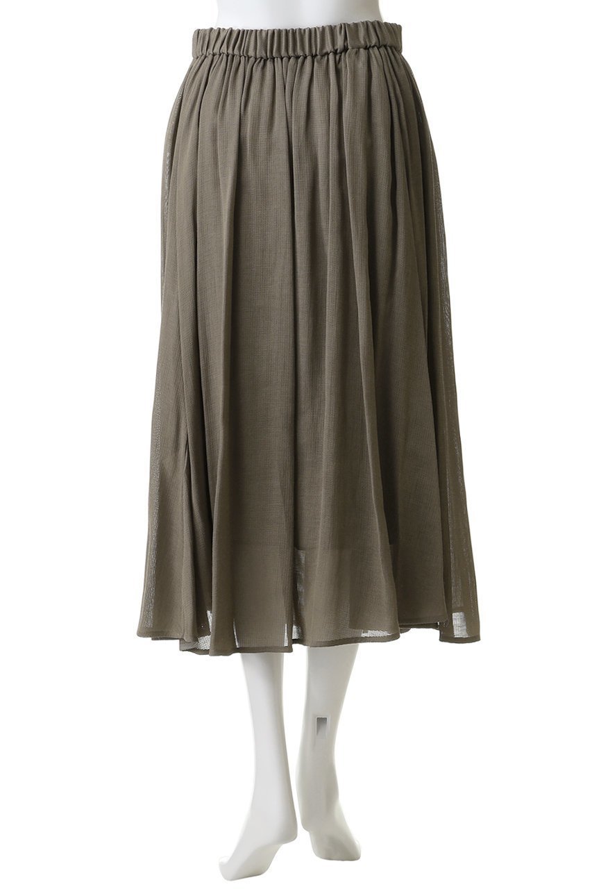 【マルティニーク/martinique】の《コラボ》川上さやかさん×martinique メッシュスカート 人気、トレンドファッション・服の通販 founy(ファニー) 　ファッション　Fashion　レディースファッション　Fashion for Women　スカート　Skirts　ロングスカート　Long Skirts / Maxi & Midi Skirts　ギャザー　Gathered, Ruffled　コラボ　Collaboration, Collab　シンプル　Simple, Minimal　メッシュ　Mesh, Net Fabric　ロング　Long, Long-Length　エレガント 上品　Elegant　other-4|ID: prp329100004864095 ipo3291000000036714508