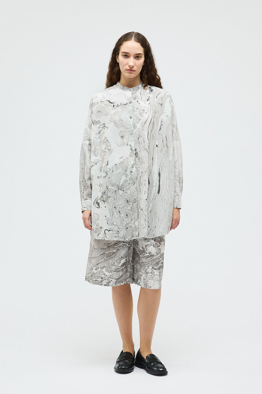 【ミズイロ インド/mizuiro ind】のmarble print tunic OP ワンピース 人気、トレンドファッション・服の通販 founy(ファニー) 　ファッション　Fashion　レディースファッション　Fashion for Women　ワンピース　Dresses　チュニック　Tunic Tops & Dresses　チュニック　Tunic, Long Top　マーブル　Marble, Marble Pattern　リラックス　Relax, Relaxed Fit　ワイド　Wide, Wide Fit　other-6|ID: prp329100004864096 ipo3291000000036376600