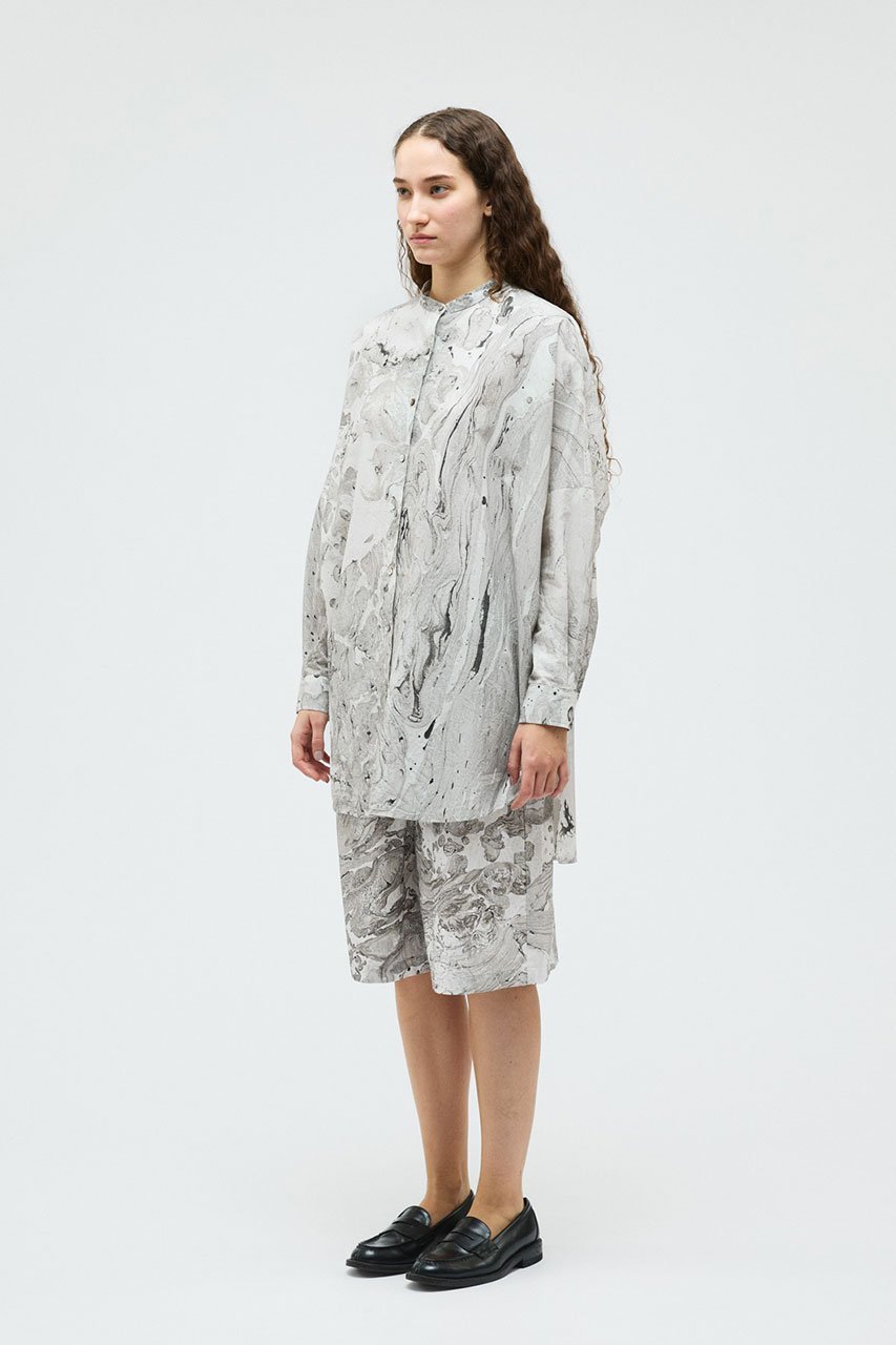 【ミズイロ インド/mizuiro ind】のmarble print tunic OP ワンピース 人気、トレンドファッション・服の通販 founy(ファニー) 　ファッション　Fashion　レディースファッション　Fashion for Women　ワンピース　Dresses　チュニック　Tunic Tops & Dresses　チュニック　Tunic, Long Top　マーブル　Marble, Marble Pattern　リラックス　Relax, Relaxed Fit　ワイド　Wide, Wide Fit　other-7|ID: prp329100004864096 ipo3291000000036376602