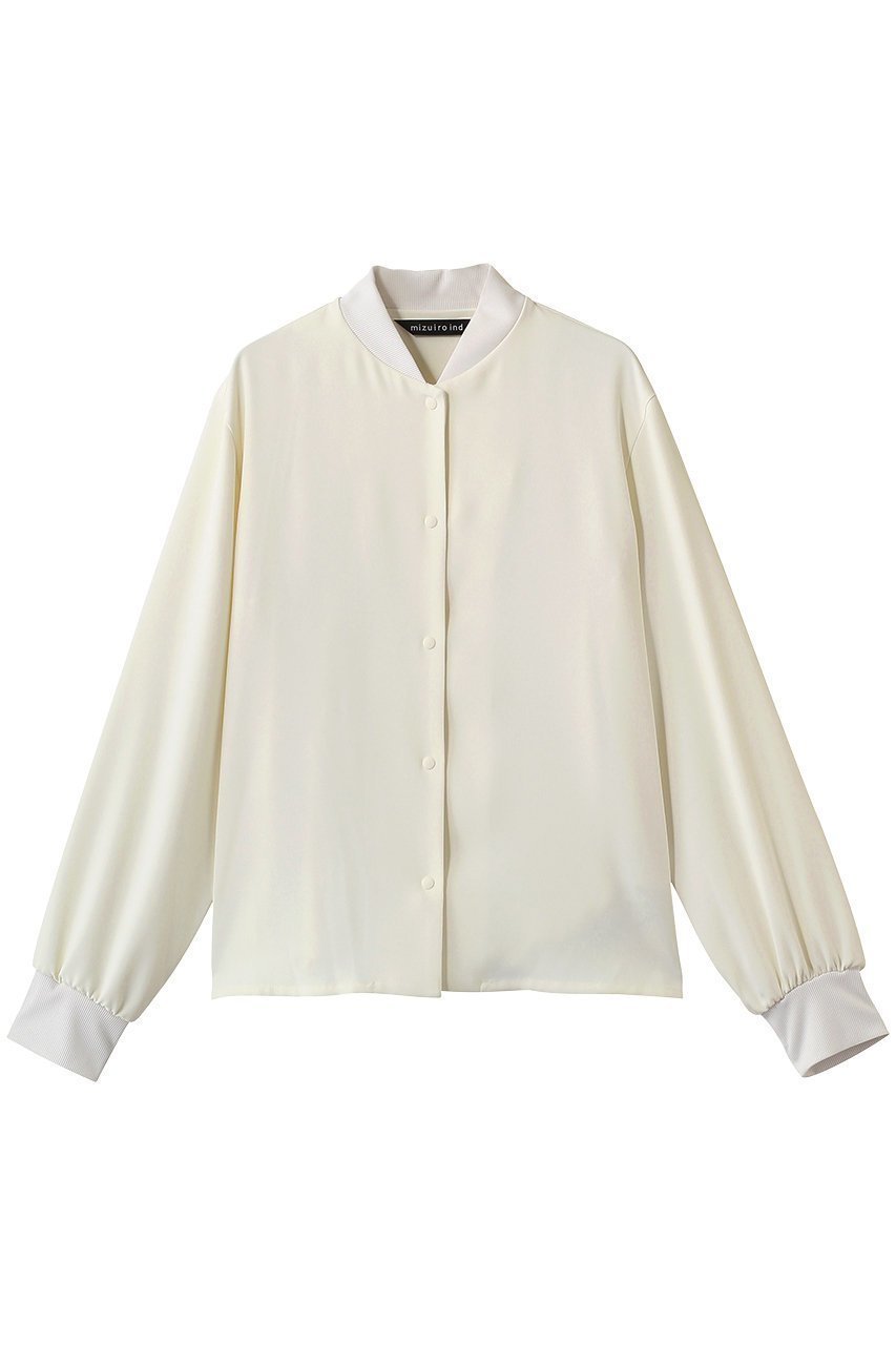 【ミズイロ インド/mizuiro ind】のblouson like shirt シャツ 人気、トレンドファッション・服の通販 founy(ファニー) 　ファッション　Fashion　レディースファッション　Fashion for Women　アウター　Coat / Outerwear Collection　ブルゾンジャケット・スポーティアウター　Blouson Jackets　トップス・カットソー　Cut & Sew Tops　シャツ・ブラウス・オフィスカジュアル　Elegant Blouses & Button-Ups　2026年　2026　おすすめ　Recommended / Our Picks　スポーティ　Sporty, Casual Athletic　スリーブ　Sleeve, Long Sleeve / Short Sleeve　トレンド　Trend, Trending Now　フェミニン　Feminine, Girly　ブルゾン　Blouson, Bomber Jacket　ロング　Long, Long-Length　エレガント 上品　Elegant　夏　Summer　春　Spring　S/S・春夏　SS, Spring/Summer, Warm Season　 other-1|ID: prp329100004864098 ipo3291000000036190600