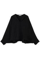 【セアン/SCEARN】のSILK DE CHINE ブラウス 人気、トレンドファッション・服の通販 founy(ファニー) ファッション Fashion レディースファッション Fashion for Women トップス・カットソー Cut & Sew Tops シャツ・ブラウス・オフィスカジュアル Elegant Blouses & Button-Ups シルク Silk, 100% Silk スリーブ Sleeve, Long Sleeve / Short Sleeve ドレープ Drape, Draping Fabric ロング Long, Long-Length thumbnail Black|ID: prp329100004864111 ipo3291000000036714527