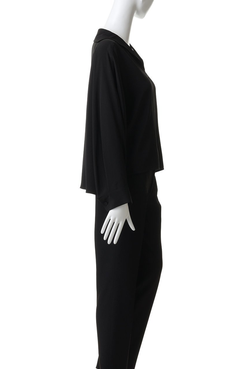 【セアン/SCEARN】のSILK DE CHINE ブラウス 人気、トレンドファッション・服の通販 founy(ファニー) 　ファッション　Fashion　レディースファッション　Fashion for Women　トップス・カットソー　Cut & Sew Tops　シャツ・ブラウス・オフィスカジュアル　Elegant Blouses & Button-Ups　シルク　Silk, 100% Silk　スリーブ　Sleeve, Long Sleeve / Short Sleeve　ドレープ　Drape, Draping Fabric　ロング　Long, Long-Length　other-3|ID: prp329100004864111 ipo3291000000036888677