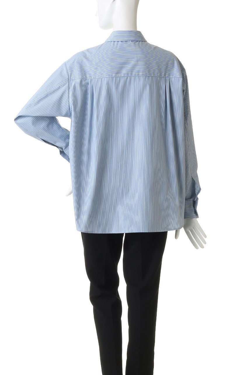 【クルニ/CULLNI】の【UNISEX】High Count Broad エンブロイダリー パッチストライプ シャツ 人気、トレンドファッション・服の通販 founy(ファニー) 　ファッション　Fashion　レディースファッション　Fashion for Women　トップス・カットソー　Cut & Sew Tops　シャツ・ブラウス・オフィスカジュアル　Elegant Blouses & Button-Ups　2026年　2026　ユニセックス　Unisex, Genderless　なめらか　Smooth, Silky Texture　エンブロイダリー　Embroidery Design　ストライプ　Stripe, Striped Pattern　スリーブ　Sleeve, Long Sleeve / Short Sleeve　パッチ　Patch, Appliqué　ブロード　Broadcloth, Fine Cotton　ロング　Long, Long-Length　夏　Summer　春　Spring　S/S・春夏　SS, Spring/Summer, Warm Season　other-4|ID: prp329100004864112 ipo3291000000036190713