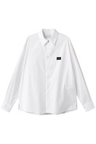 【クルニ/CULLNI】の【UNISEX】High Count Broadcloth エンブロイダリー パッチシャツ 人気、トレンドファッション・服の通販 founy(ファニー) ファッション Fashion レディースファッション Fashion for Women トップス・カットソー Cut & Sew Tops シャツ・ブラウス・オフィスカジュアル Elegant Blouses & Button-Ups ユニセックス Unisex, Genderless なめらか Smooth, Silky Texture エンブロイダリー Embroidery Design スリーブ Sleeve, Long Sleeve / Short Sleeve パッチ Patch, Appliqué ブロード Broadcloth, Fine Cotton ベーシック Basic, Essential ロング Long, Long-Length thumbnail ホワイト|ID: prp329100004864114 ipo3291000000036714543