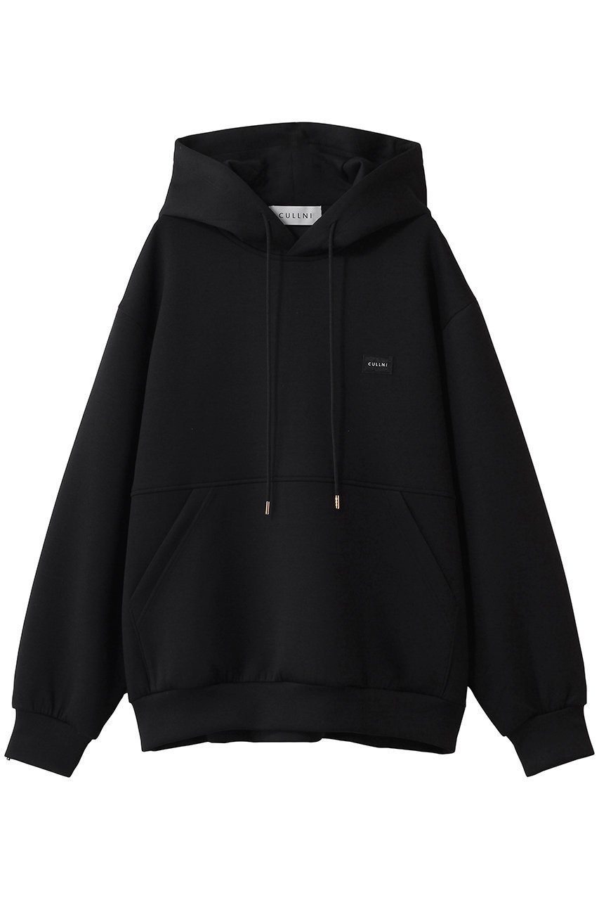 【クルニ/CULLNI】の【UNISEX】CULLNI エンブロイダリー パッチフーディー インテリア・キッズ・メンズ・レディースファッション・服の通販 founy(ファニー) ファッション Fashion レディースファッション Fashion for Women トップス・カットソー Cut & Sew Tops シャツ・ブラウス・オフィスカジュアル Elegant Blouses & Button-Ups レディースパーカー・カジュアルフーディー Casual Hoodies & Sweatshirts ロングTシャツ・Tシャツ Longline T-Shirts & Tees スウェット・クルーネックトップス Sweatshirts & Crewnecks / Relaxed Fit Sweat Tops カットソー・ベーシックTシャツ Cut-and-Sewn Tops / Stretch Tees & Basics 2026年 2026 ユニセックス Unisex, Genderless エンブロイダリー Embroidery Design スリーブ Sleeve, Long Sleeve / Short Sleeve パッチ Patch, Appliqué ロング Long, Long-Length 夏 Summer 春 Spring S/S・春夏 SS, Spring/Summer, Warm Season ブラック|ID: prp329100004864115 ipo3291000000036190739