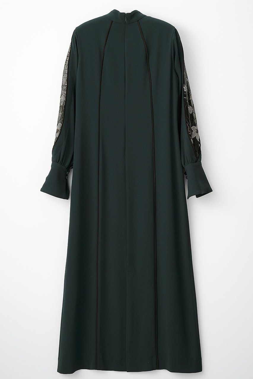 【ミューラル/MURRAL】のPetal sleeve laceドレス 人気、トレンドファッション・服の通販 founy(ファニー) 　ファッション　Fashion　レディースファッション　Fashion for Women　ワンピース　Dresses　フォーマル・パーティードレス・結婚式用ドレス　Elegant & Casual Dresses　チュニック　Tunic Tops & Dresses　2026年　2026　カッティング　Cutting Detail　ストレート　Straight, Straight Cut　チュニック　Tunic, Long Top　ドレス　Dress, One-Piece　モチーフ　Motif, Design Theme　レース　Lace, Lace Fabric　ロング　Long, Long-Length　エレガント 上品　Elegant　夏　Summer　手描き　Hand-Drawn, Illustrated　春　Spring　S/S・春夏　SS, Spring/Summer, Warm Season　other-2|ID: prp329100004864118 ipo3291000000036190779