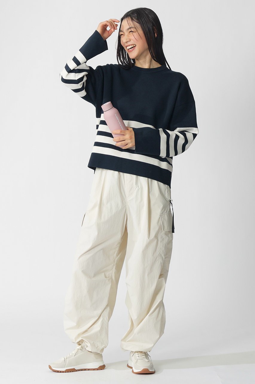 【エコアルフ/ECOALF】のKOA ニット / KOA KNIT WOMAN 人気、トレンドファッション・服の通販 founy(ファニー) 　ファッション　Fashion　レディースファッション　Fashion for Women　トップス・カットソー　Cut & Sew Tops　ニット　Knit Tops & Sweaters　カジュアルプルオーバー・ニットトップス　Pullovers & Knit Tops / Casual Pullovers　2026年　2026　なめらか　Smooth, Silky Texture　オーガニック　Organic Cotton　ハーフ　Half, Half-Length　ボーダー　Border, Stripe　ミラノ　Milano Style, Italian-Inspired　リラックス　Relax, Relaxed Fit　夏　Summer　春　Spring　S/S・春夏　SS, Spring/Summer, Warm Season　other-2|ID: prp329100004864122 ipo3291000000036190818