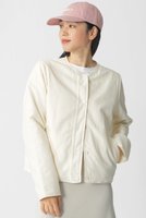 【エコアルフ/ECOALF】のGABI リバーシブル ジャケット / GABI JACKET WOMAN 人気、トレンドファッション・服の通販 founy(ファニー) ファッション Fashion レディースファッション Fashion for Women アウター Coat / Outerwear Collection レディースジャケット・軽アウター Jackets ブルゾンジャケット・スポーティアウター Blouson Jackets 2026年 2026 なめらか Smooth, Silky Texture オーガニック Organic Cotton コンパクト Compact, Small Size ショート Short, Short Length ジャケット Jacket, Outerwear トレンド Trend, Trending Now ブルゾン Blouson, Bomber Jacket リバーシブル Reversible, Two-Sided リラックス Relax, Relaxed Fit 夏 Summer 春 Spring S/S・春夏 SS, Spring/Summer, Warm Season 軽量 Lightweight, Ultra Light |ID:prp329100004864123