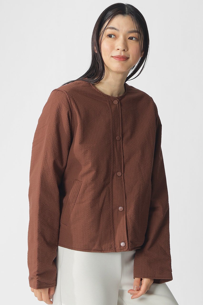 【エコアルフ/ECOALF】のGABI リバーシブル ジャケット / GABI JACKET WOMAN インテリア・キッズ・メンズ・レディースファッション・服の通販 founy(ファニー) 　ファッション　Fashion　レディースファッション　Fashion for Women　アウター　Coat / Outerwear Collection　レディースジャケット・軽アウター　Jackets　ブルゾンジャケット・スポーティアウター　Blouson Jackets　2026年　2026　なめらか　Smooth, Silky Texture　オーガニック　Organic Cotton　コンパクト　Compact, Small Size　ショート　Short, Short Length　ジャケット　Jacket, Outerwear　トレンド　Trend, Trending Now　ブルゾン　Blouson, Bomber Jacket　リバーシブル　Reversible, Two-Sided　リラックス　Relax, Relaxed Fit　夏　Summer　春　Spring　S/S・春夏　SS, Spring/Summer, Warm Season　軽量　Lightweight, Ultra Light　ブラウン|ID: prp329100004864123 ipo3291000000036190821