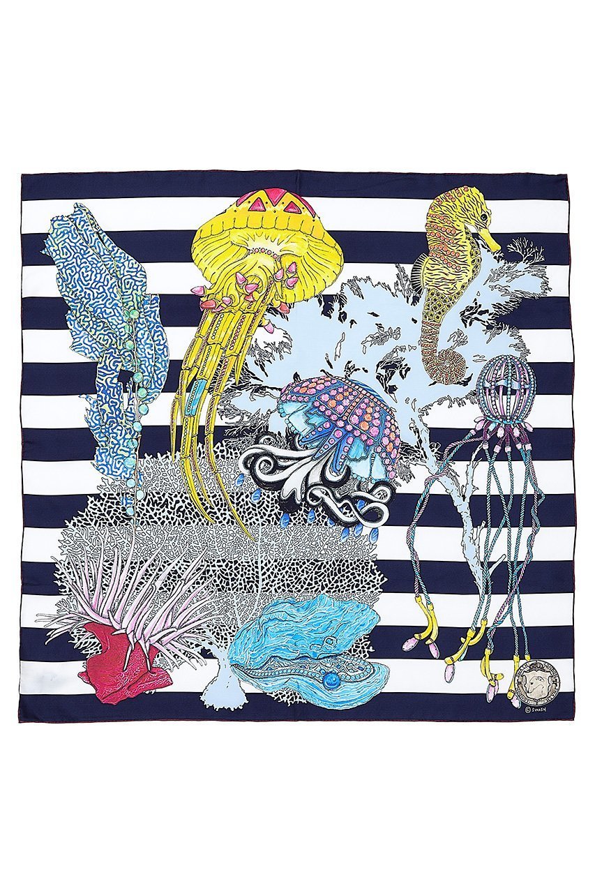 【その他のブランド/Other】のOceanic Odysseyシルクスカーフ 88cmx88cm 人気、トレンドファッション・服の通販 founy(ファニー) 　ファッション　Fashion　レディースファッション　Fashion for Women　ストール　Soft & Warm Scarves　マフラー・スヌード / 冬小物の定番　Scarves & Mufflers　シルク　Silk, 100% Silk　スカーフ　Scarf, Neckwear　ストール　Stole, Wrap　マフラー　Scarf, Muffler　エレガント 上品　Elegant　新作・新入荷　New Arrivals / New In　 other-1|ID: prp329100004864128 ipo3291000000036190851
