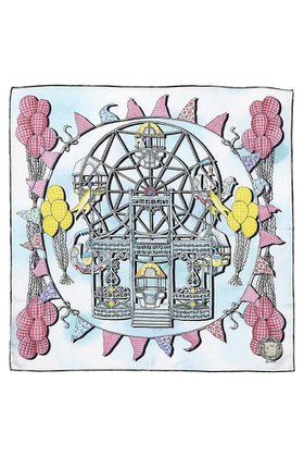 【その他のブランド/Other】のFerris Flightシルクスカーフ 68cmx68cm 人気、トレンドファッション・服の通販 founy(ファニー) ファッション Fashion レディースファッション Fashion for Women ストール Soft & Warm Scarves マフラー・スヌード / 冬小物の定番 Scarves & Mufflers カラフル Colorful Design シルク Silk, 100% Silk スカーフ Scarf, Neckwear ストール Stole, Wrap マフラー Scarf, Muffler モチーフ Motif, Design Theme エレガント 上品 Elegant 夏 Summer 新作・新入荷 New Arrivals / New In 春 Spring S/S・春夏 SS, Spring/Summer, Warm Season |ID:prp329100004864129