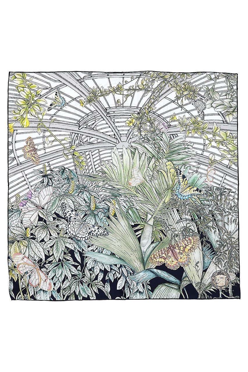 【その他のブランド/Other】のButterfly Atriumシルクスカーフ 68cmx68cm インテリア・キッズ・メンズ・レディースファッション・服の通販 founy(ファニー) ファッション Fashion レディースファッション Fashion for Women ストール Soft & Warm Scarves マフラー・スヌード / 冬小物の定番 Scarves & Mufflers シルク Silk, 100% Silk スカーフ Scarf, Neckwear ストール Stole, Wrap マフラー Scarf, Muffler モチーフ Motif, Design Theme エレガント 上品 Elegant 新作・新入荷 New Arrivals / New In ブラック|ID: prp329100004864130 ipo3291000000036190862