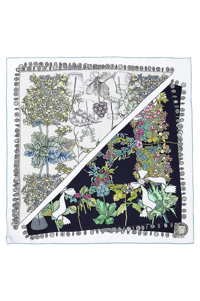 【その他のブランド/Other】のBotany Giltシルクスカーフ 88cmx88cm 人気、トレンドファッション・服の通販 founy(ファニー) 　ファッション　Fashion　レディースファッション　Fashion for Women　ストール　Soft & Warm Scarves　マフラー・スヌード / 冬小物の定番　Scarves & Mufflers　コイン　Coin, Coin Design　シルク　Silk, 100% Silk　スカーフ　Scarf, Neckwear　ストール　Stole, Wrap　フリンジ　Fringe, Tassel　マフラー　Scarf, Muffler　エレガント 上品　Elegant　新作・新入荷　New Arrivals / New In　 other-1|ID: prp329100004864133 ipo3291000000036190871