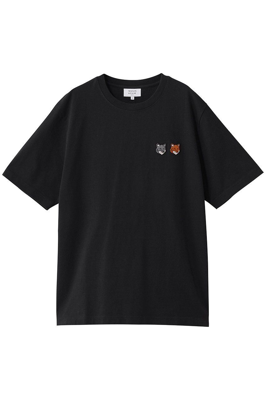 【メゾン キツネ/MAISON KITSUNE / MEN】の【MEN】DOUBLE FOX HEAD COMFORT Tシャツ インテリア・キッズ・メンズ・レディースファッション・服の通販 founy(ファニー) 　ファッション　Fashion　メンズファッション　Fashion for Men　トップス・カットソー　Cut & Sew Tops　メンズシャツ　Shirts　2026年　2026　ショート　Short, Short Length　スリーブ　Sleeve, Long Sleeve / Short Sleeve　ハーフ　Half, Half-Length　パッチ　Patch, Appliqué　ベーシック　Basic, Essential　夏　Summer　春　Spring　S/S・春夏　SS, Spring/Summer, Warm Season　アンスラサイト|ID: prp329100004864140 ipo3291000000036192739