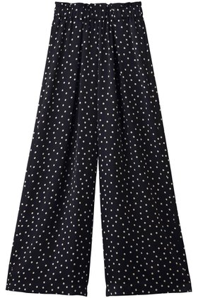 【ランバン オン ブルー/LANVIN en Bleu】 Marina dotプリントワイドパンツ人気、トレンドファッション・服の通販 founy(ファニー) ファッション Fashion レディースファッション Fashion for Women パンツ Pants & Trousers 2026年 2026 コレクション Collection, Seasonal Line サテン Satin, Glossy Fabric ドット Polka Dot, Dot Pattern プリント Print, Printed Pattern ランダム Random, Irregular ループ Loop, Loop Knit ワイド Wide, Wide Fit 夏 Summer 春 Spring S/S・春夏 SS, Spring/Summer, Warm Season |ID:prp329100004864936