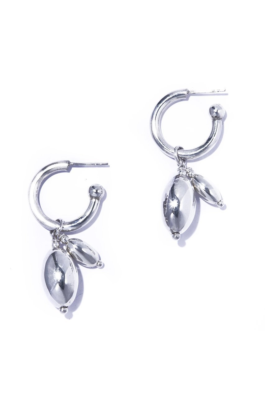 【クイップ クエイント/quip queint】のgerme duo hoop ピアス インテリア・キッズ・メンズ・レディースファッション・服の通販 founy(ファニー) 　ファッション　Fashion　レディースファッション　Fashion for Women　ジュエリー　Jewelry　ファッションリング　Fashion Rings　イヤリング・フープ・ドロップタイプ　Hoop, Drop & Clip Earrings　2026年　2026　イヤリング　Earrings　カットソー　Cut and Sewn Top　シルバー　Silver, Metallic Silver　フォルム　Silhouette, Form　フープ　Hoop, Hoop Earrings　夏　Summer　春　Spring　S/S・春夏　SS, Spring/Summer, Warm Season　シルバー|ID: prp329100004864960 ipo3291000000036210537