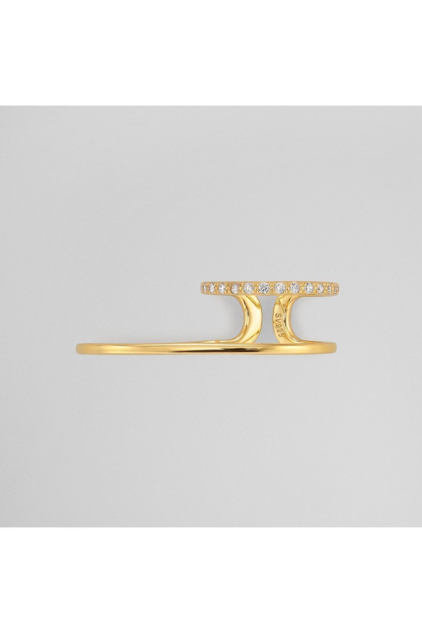 【プラス ヴァンドーム/Plus Vendome】の【ELLE SHOP限定】キュービックジルコニア ダブルフィンガーリング 人気、トレンドファッション・服の通販 founy(ファニー) 　ファッション　Fashion　レディースファッション　Fashion for Women　2026年　2026　クリスタル　Crystal, Swarovski　ダブル　Double, Double-Breasted　メタル　Metal, Metal Parts　夏　Summer　春　Spring　S/S・春夏　SS, Spring/Summer, Warm Season　other-3|ID: prp329100004864976 ipo3291000000036210631