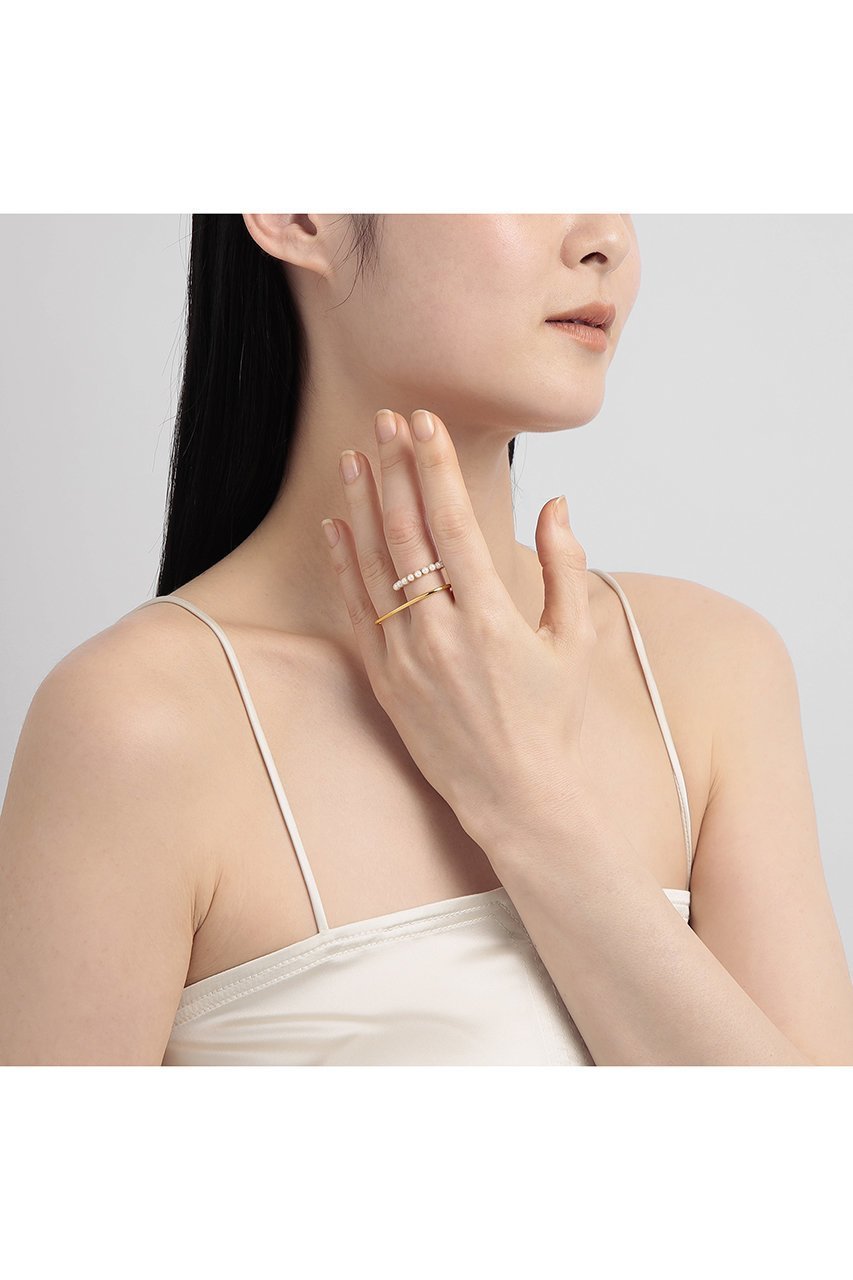 【プラス ヴァンドーム/Plus Vendome】の【ELLE SHOP限定】パール ダブルフィンガーリング 人気、トレンドファッション・服の通販 founy(ファニー) 　ファッション　Fashion　レディースファッション　Fashion for Women　2026年　2026　ダブル　Double, Double-Breasted　バランス　Balance, Style Balance　パール　Pearl, Pearl Accent　メタル　Metal, Metal Parts　夏　Summer　春　Spring　S/S・春夏　SS, Spring/Summer, Warm Season　other-2|ID: prp329100004864979 ipo3291000000036210645