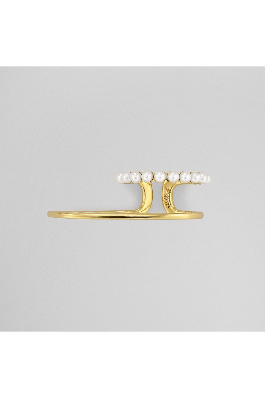 【プラス ヴァンドーム/Plus Vendome】の【ELLE SHOP限定】パール ダブルフィンガーリング 人気、トレンドファッション・服の通販 founy(ファニー) 　ファッション　Fashion　レディースファッション　Fashion for Women　2026年　2026　ダブル　Double, Double-Breasted　バランス　Balance, Style Balance　パール　Pearl, Pearl Accent　メタル　Metal, Metal Parts　夏　Summer　春　Spring　S/S・春夏　SS, Spring/Summer, Warm Season　other-3|ID: prp329100004864979 ipo3291000000036210648
