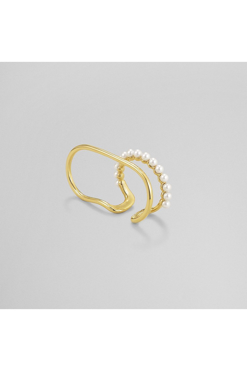 【プラス ヴァンドーム/Plus Vendome】の【ELLE SHOP限定】パール ダブルフィンガーリング 人気、トレンドファッション・服の通販 founy(ファニー) 　ファッション　Fashion　レディースファッション　Fashion for Women　2026年　2026　ダブル　Double, Double-Breasted　バランス　Balance, Style Balance　パール　Pearl, Pearl Accent　メタル　Metal, Metal Parts　夏　Summer　春　Spring　S/S・春夏　SS, Spring/Summer, Warm Season　other-4|ID: prp329100004864979 ipo3291000000036210650