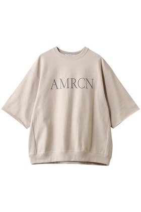 【アメリカーナ/Americana】の【ELLE SHOP限定】ハーフスリーブスウェット 人気、トレンドファッション・服の通販 founy(ファニー) ファッション Fashion レディースファッション Fashion for Women トップス・カットソー Cut & Sew Tops シャツ・ブラウス・オフィスカジュアル Elegant Blouses & Button-Ups レディースパーカー・カジュアルフーディー Casual Hoodies & Sweatshirts ロングTシャツ・Tシャツ Longline T-Shirts & Tees スウェット・クルーネックトップス Sweatshirts & Crewnecks / Relaxed Fit Sweat Tops カットソー・ベーシックTシャツ Cut-and-Sewn Tops / Stretch Tees & Basics 2026年 2026 おすすめ Recommended / Our Picks ショート Short, Short Length スリーブ Sleeve, Long Sleeve / Short Sleeve デニム Denim, Jeans Material バランス Balance, Style Balance フォルム Silhouette, Form フレア Flare, Flared プリーツ Pleats, Pleated ワイド Wide, Wide Fit 夏 Summer 春 Spring S/S・春夏 SS, Spring/Summer, Warm Season |ID:prp329100004865005